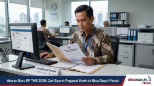 Aturan Baru PP THR 2026: Cek Syarat Pegawai Kontrak Bisa Dapat Penuh