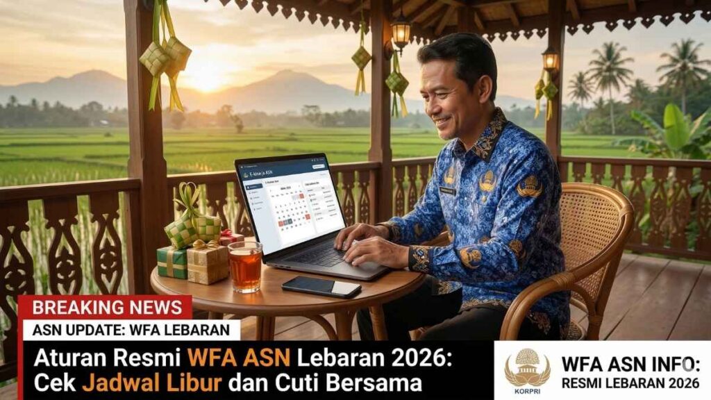 Aturan Resmi WFA ASN Lebaran 2026: Cek Jadwal Libur dan Cuti Bersama