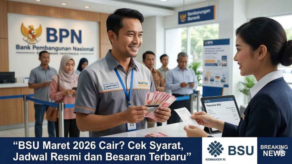 BSU Maret 2026 Cair? Cek Syarat, Jadwal Resmi dan Besaran Terbaru