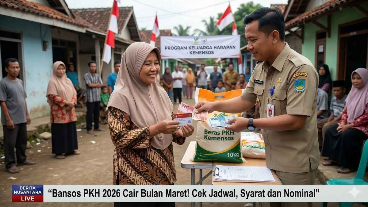 Bansos PKH 2026 Cair Bulan Maret! Cek Jadwal, Syarat dan Nominal
