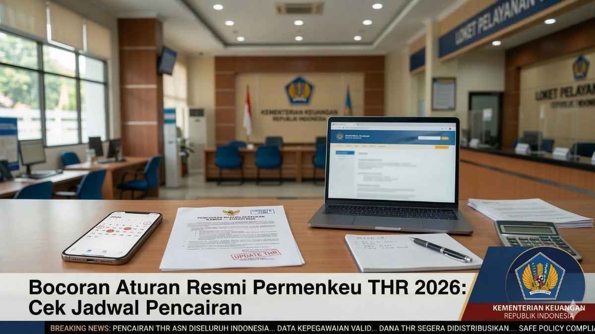 Bocoran Aturan Resmi Permenkeu THR 2026: Cek Jadwal Pencairan Disini!