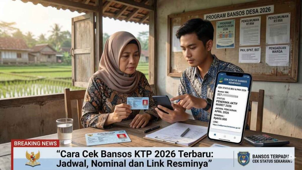 Cara Cek Bansos KTP 2026 Terbaru: Jadwal, Nominal dan Link Resminya