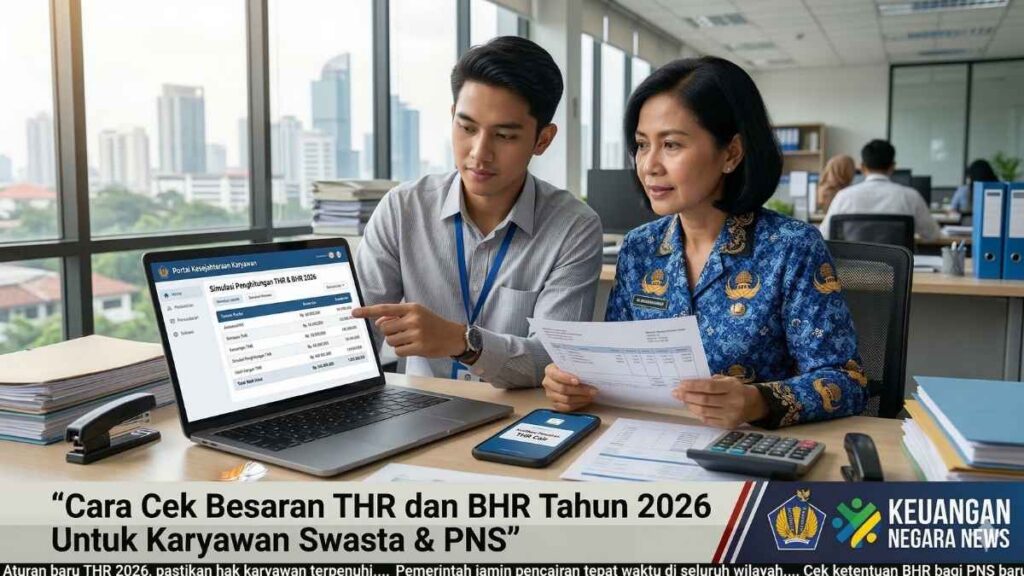 Cara Cek Besaran THR dan BHR Tahun 2026 Untuk Karyawan Swasta & PNS