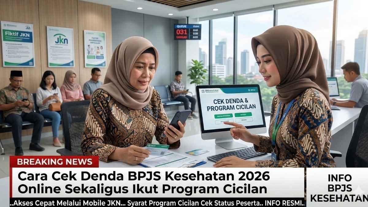 Cara Cek Denda BPJS Kesehatan 2026 Online Sekaligus Ikut Program Cicilan
