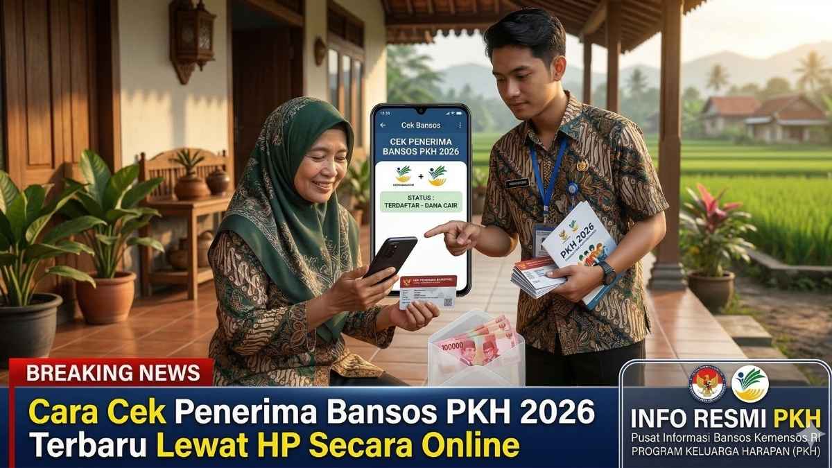 Cara Cek Penerima Bansos PKH 2026 Terbaru Lewat HP Secara Online