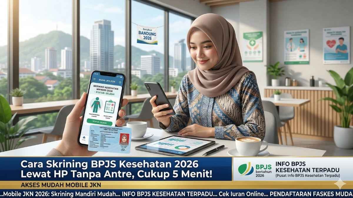 Cara Skrining BPJS Kesehatan 2026 Lewat HP Tanpa Antre, Cukup 5 Menit!