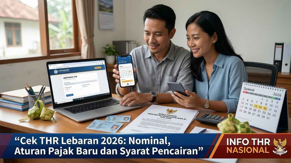 THR Lebaran 2026: Cek Nominal, Aturan Pajak Baru dan Syarat Pencairan