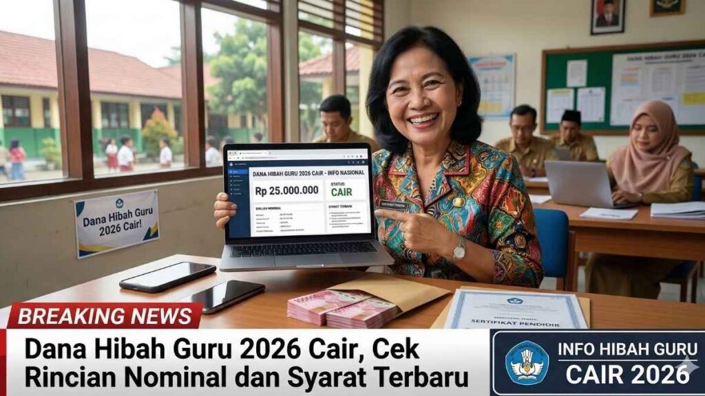 Dana Hibah Guru 2026 Cair, Cek Rincian Nominal dan Syarat Terbaru