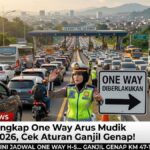 Jadwal Lengkap One Way Arus Mudik Lebaran 2026, Cek Aturan Ganjil Genap!