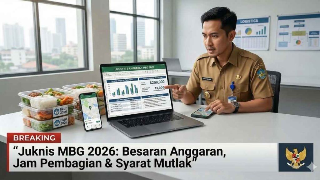 Juknis MBG 2026: Besaran Anggaran, Jam Pembagian dan Syarat Mutlak