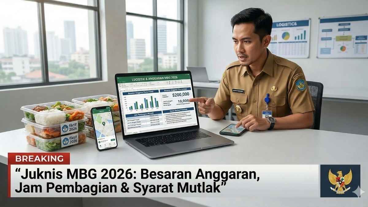 Juknis MBG 2026: Besaran Anggaran, Jam Pembagian dan Syarat Mutlak