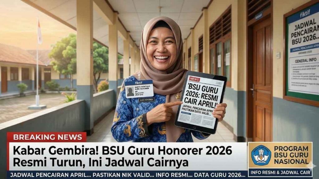 Kabar Gembira! BSU Guru Honorer 2026 Resmi Turun, Ini Jadwal Cairnya