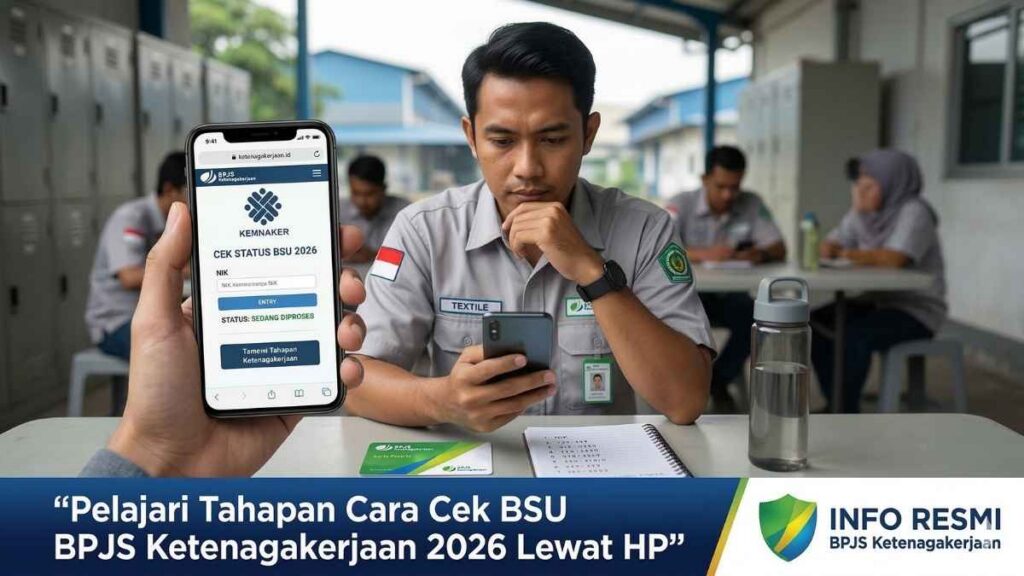 Pelajari Tahapan Cara Cek BSU BPJS Ketenagakerjaan 2026 Lewat HP