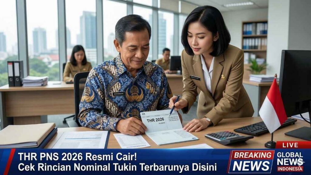 THR PNS 2026 Resmi Cair! Cek Rincian Nominal Tukin Terbarunya Disini