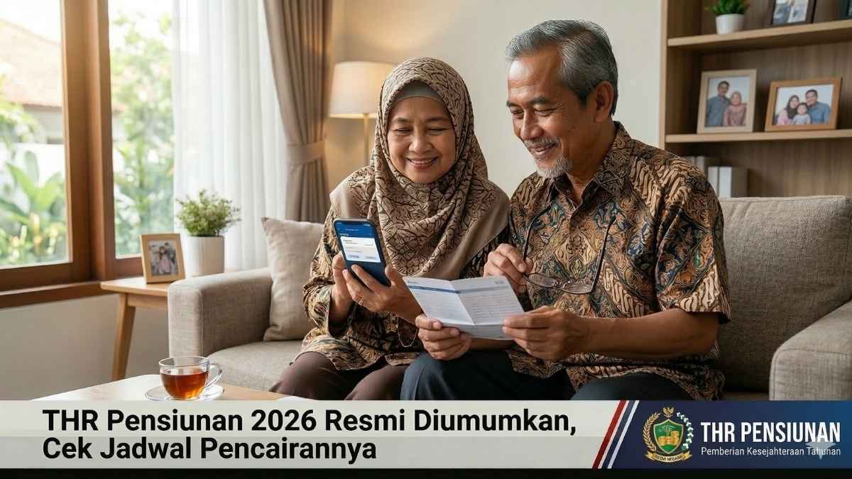 THR Pensiunan 2026 Resmi Diumumkan, Cek Jadwal Pencairannya