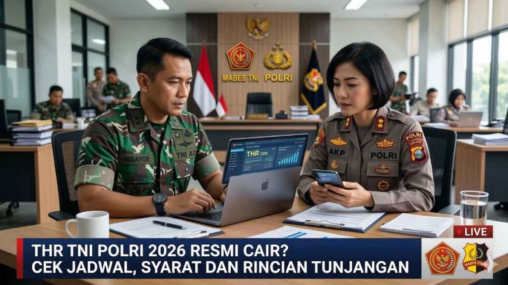 THR TNI POLRI 2026 Resmi Cair? Cek Jadwal, Syarat dan Rincian Tunjangan